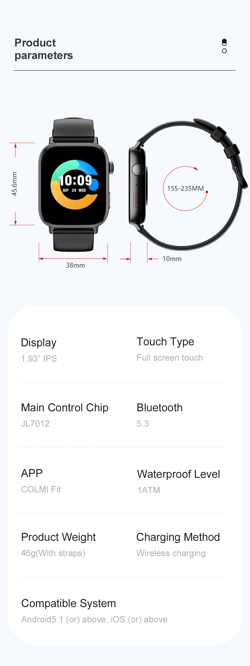 COLMI C8 Max Smartwatch