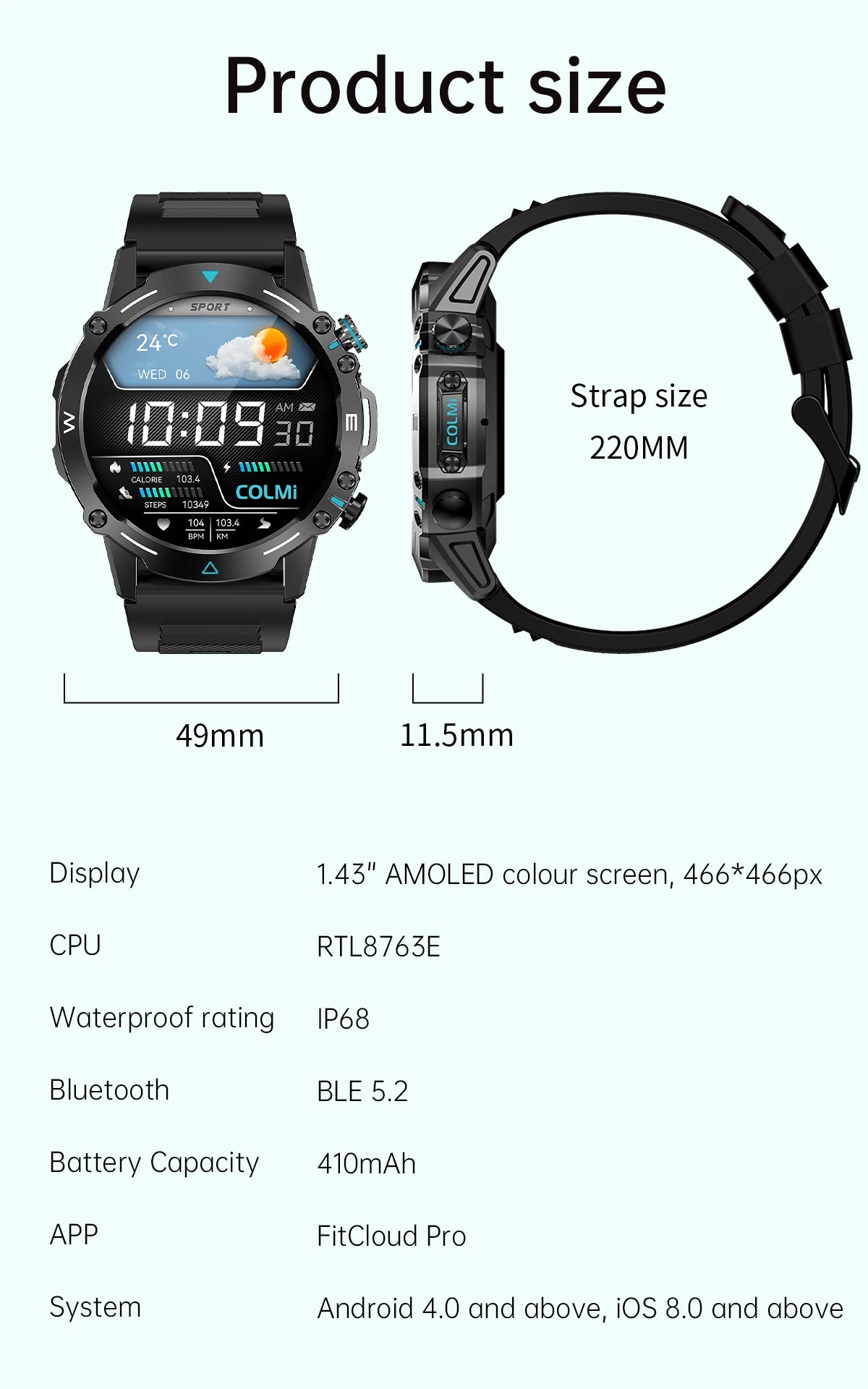 COLMI M42 Smartwatch