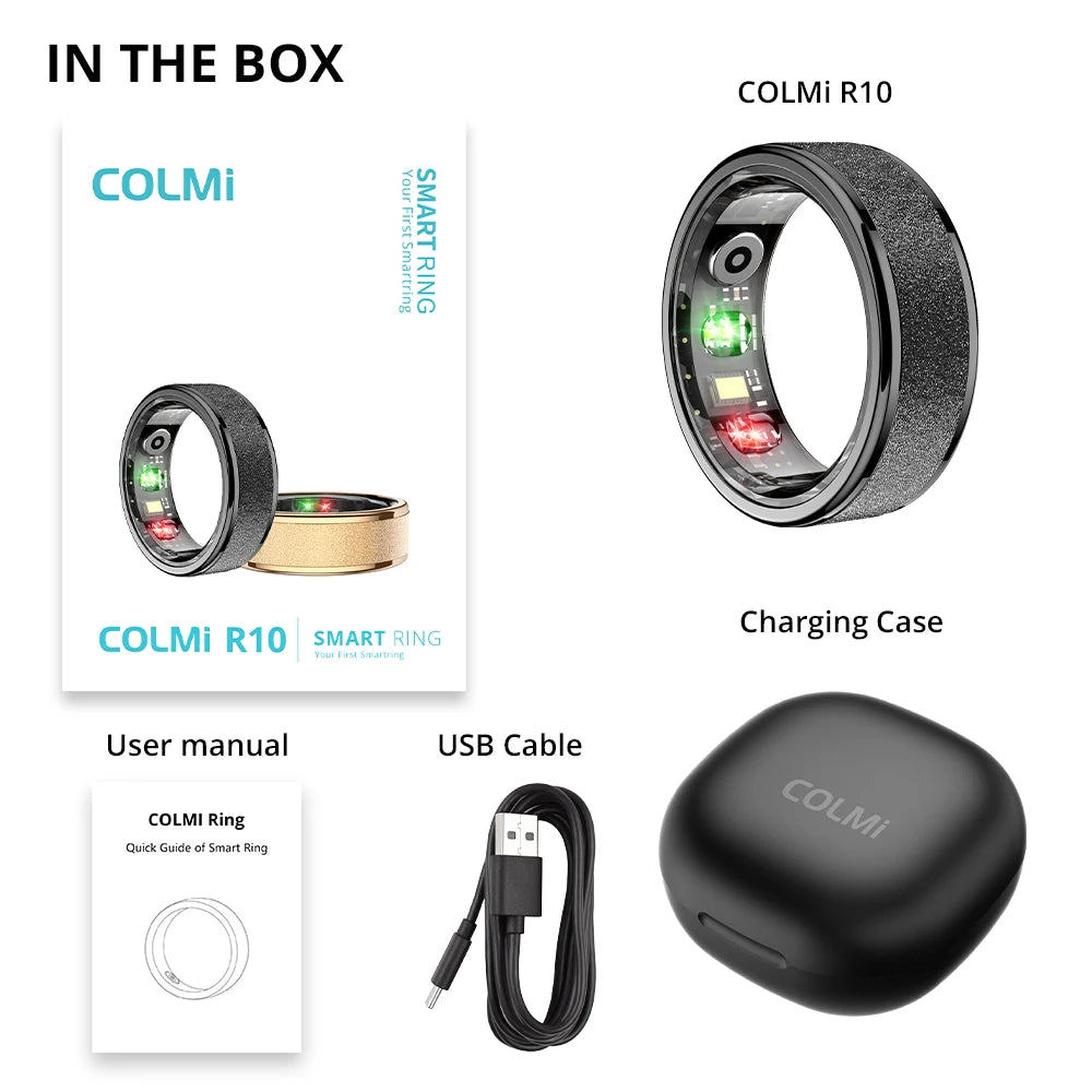 COLMI R10 Smart Ring – Comprehensive Health Tracking with Extended Battery Life