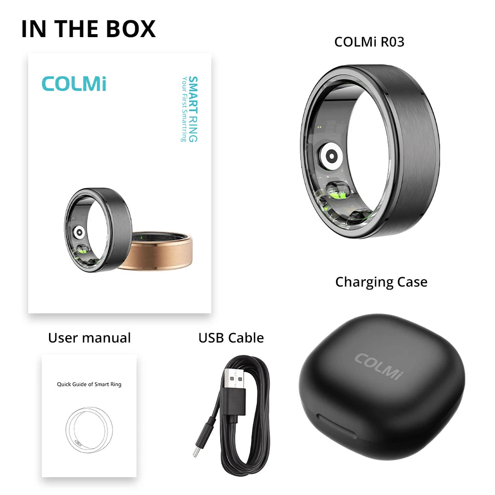 COLMI R03 Smart Ring – Sleek Health & Fitness Tracker with Sleep Monitoring